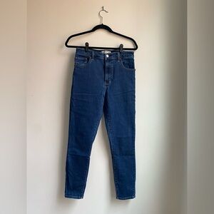 Abercrombie & Fitch Dark High Rise Super Skinny Ankle Jean Size 28